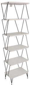 Estante Balaban – Branco – 46 cm x 165 cm x 30 cm