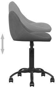 Cadeira de jantar veludo cinzento-escuro