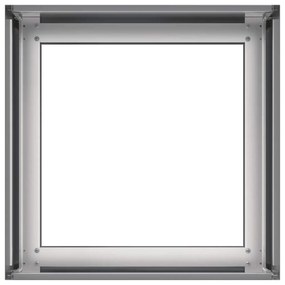 Vaso/floreira 40x40x30 cm aço galvanizado
