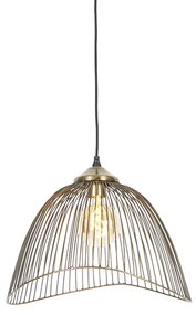Candeeiro de suspensão design latão 39,8 cm - Pia Design