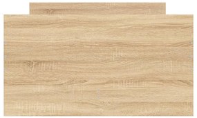 Estrutura de cama com gavetas 90x190 cm carvalho sonoma