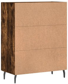 Aparador 69,5x34x90 cm derivados de madeira cor carvalho fumado