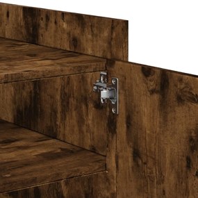 Mesa de centro 100x50x50cm derivados de madeira carvalho fumado