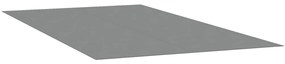 Pano para chão de piscinas 420x220 cm poliéster geotêxtil cinza