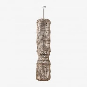 Lâmpada De Teto Aleida Natural - Branco & ↑130 Cm Aleida - Sklum