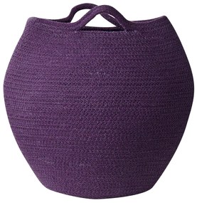 Conjunto de 2 cestos em algodão violeta PANJGUR Beliani