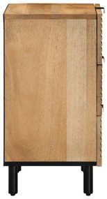 Mesa de cabeceira 50x33x60 cm madeira de mangueira maciça