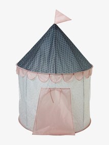 Agora -15% | Tenda de jogo castelo, em tecido rosa