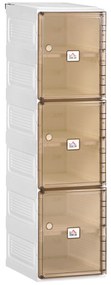 HOMCOM Móvel Sapateiro Dobrável Organizador de Sapatos com 3 Portas Magnéticas 3 Prateleiras para 6 Pares de Sapatos para Entrada Corredor Dormitório 27x34x99cm Branco e Marrom