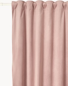 Cortina opaca em veludo com multi-banda Rush, L 270 cm