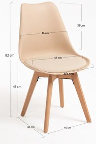 Cadeira Synk Basic - Areia