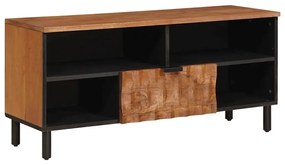 vidaXL Gabinete para TV Acabamento em Acácia Marrom 100 x 33,5 x 46 cm