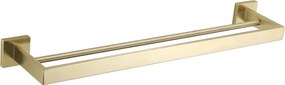 Mexen Vox suporte duplo para toalhas, dourado - 707025-55