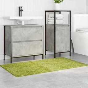 Tapete de Banho Retangular Verde 70x120 cm Polipropileno Antiderrapant