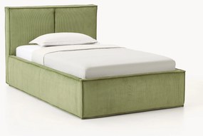 Cama de solteiro em bombazina Dream