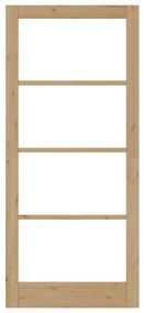 porta interna com vidro "ORKDAL" 93x211x4 cm de madeira sólida de pinh
