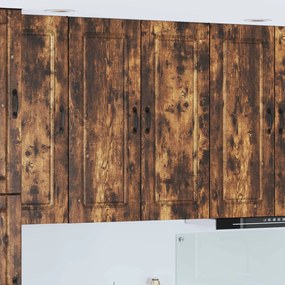 vidaXL Armário de Cozinha Kalmar Carvalho Defumado 80 x 31 x 100 cm