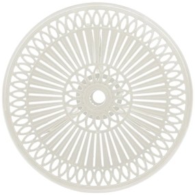 3 pcs conjunto de bistrô alumínio fundido branco