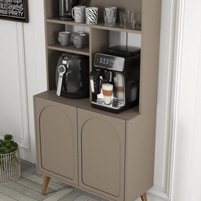 Armário de Cozinha/Sala "Caffè" - Atlas e Nogueira - 81.3x201x35cm - D