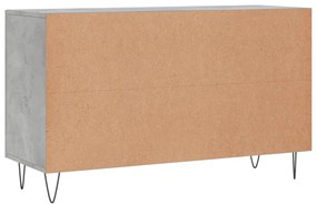 Aparador 100x36x60 cm derivados de madeira cinzento cimento