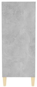 Aparador 57x35x90 cm derivados de madeira cinzento cimento
