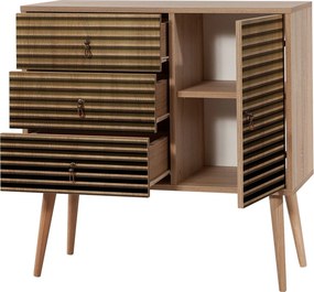 Cômoda Verybox – Carvalho Sonoma – 90x90x40 cm