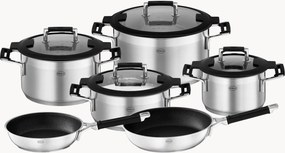 Conjunto de panelas em aço inoxidável Silence Pro, conjunto de 6