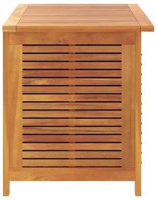 Caixa arrumação jardim c/ veneziana 90x50x56 cm acácia maciça