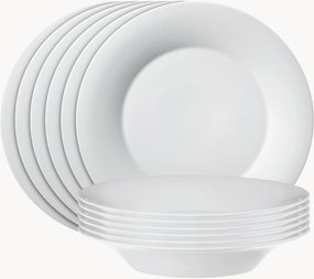 Conjunto de loiça de porcelana artesanal Berlin, 6 pessoas, conjunto de 12