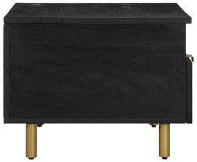 Mesa de centro 80x54x40 cm derivados de madeira preto