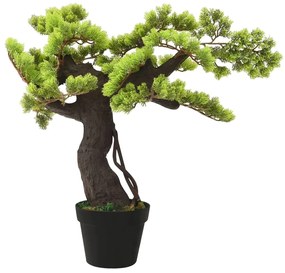 336321 vidaXL Bonsai cipreste artificial com vaso 70 cm verde