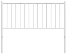 Cabeceira de cama 107 cm metal branco
