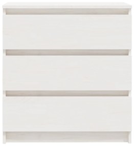 Cómoda Lylle em Pinho Maciço - Branco - Design Nórdico