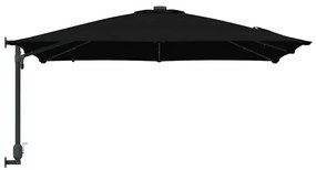 Guarda-sol de Jardim Preto 248.5 x 247.5 x 160 cm tecido