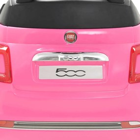 Carro de passeio Fiat 500 rosa
