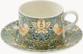 Chávena de chá e pires em porcelana S'berry Thief