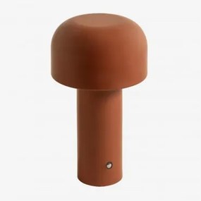 Luminária De Mesa Led De Metal Sem Fio Loentia Terracota - Sklum