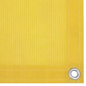 Tela de varanda 90x500 cm PEAD amarelo