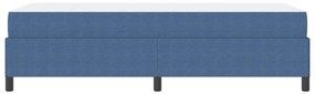 Estrutura da Cama Azul 90 x 190 cm Tecido de veludo côtelé