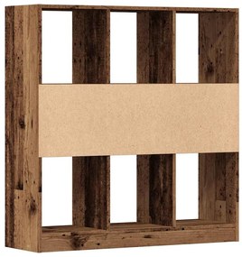 Estante 97,5x29,5x100 cm contraplacado madeira velha