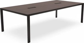 Mesa de Reunião Better 3200x1600mm com Passa Fios – Estrutura Metálica e Tampo em Melamina