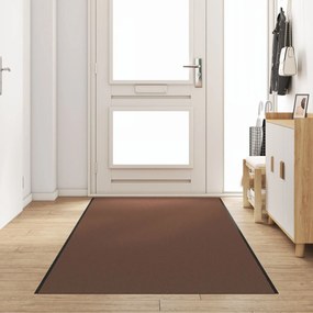 Capacho Retangular vidaXL Castanho 120x400 cm