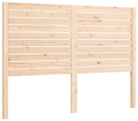 Estrutura de cama de casal com cabeceira madeira maciça