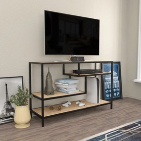 Móvel TV Stand Robbins – Oak/Black – 120 cm x 39 cm x 75 cm