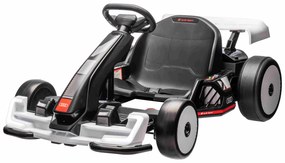 Kart elétrico para Crianças 24V, Assento desportivo com função Drift Branco