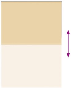Estore de rolo 160 x 230 cm, Bege