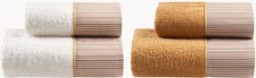Conjunto de toalhas em algodão Garis, conjunto de 4