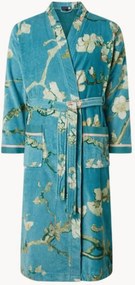 Roupão de banho para mulher de veludo de algodão com parte de trás em felpo Blossom