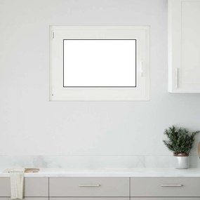 vidaXL Janela de porão "RISOR" 80x50 cm oscilobatente DIN esquerda antracite
