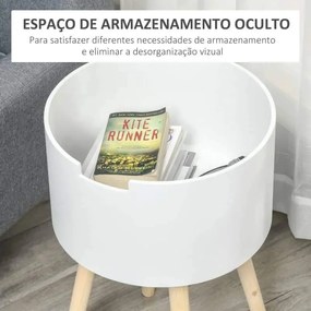 Mesa de Apoio Tamp – Branco – Design Nórdico